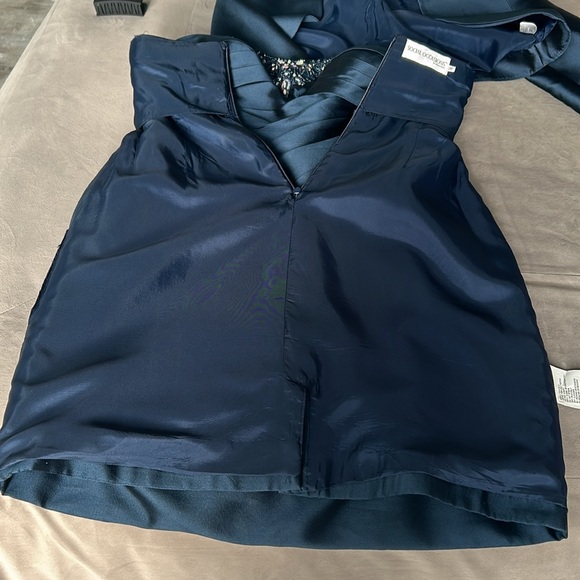 Social Occasions by Mon Cheri Silk Dress and Jacket - Picture 12 of 12